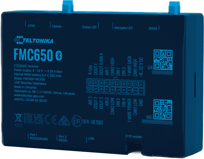 Teltonika FMC650 4G LTE tracker