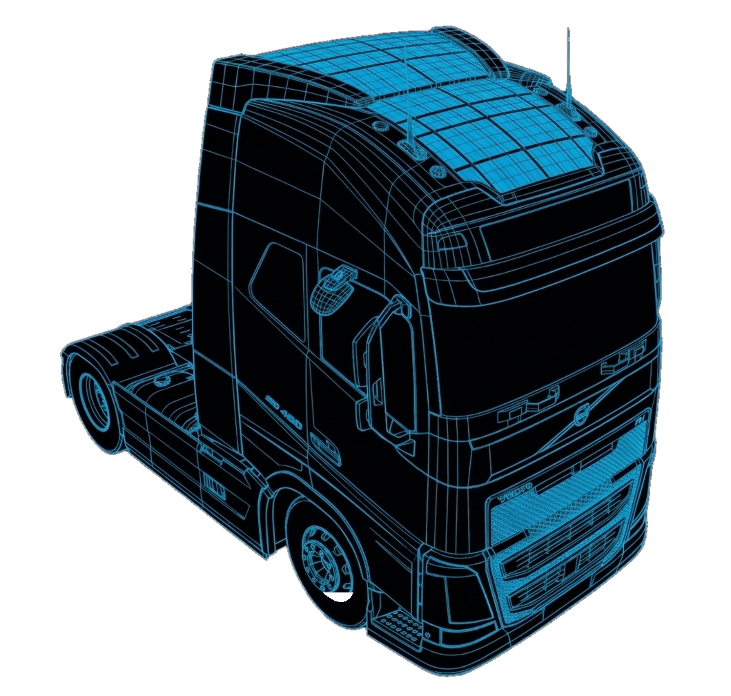 Volvo FH 460 Globetrotter with Arctic Shield solar panel